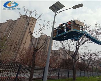 甘肅博思格西安工廠內路燈改造項目工程