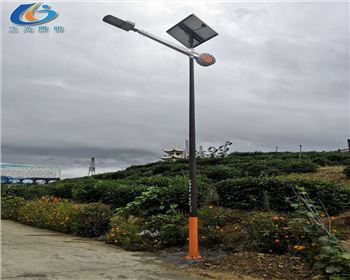 甘肅商洛山陽縣金橋茶廠太陽能路燈項目